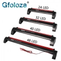 Gfoloza Universal 12v Led Additioal Brake Light Bar Red Car Third Brake Lamp Led Auto Truck Rear Stop Parking Signal Lamp 1pcs -