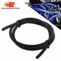 Universal 3MM 4Mm Auto Motorcycle Vacuum Silicone Hose Racing Line Pipe Tube Gas Oil Hose Fuel Line Petrol Tube Pipe blue black|