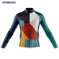 HIRBGOD Men's Cycling Jersey Outdoor Riding Long Sleeved Autumn Quick Drying Bicycle Top Ropa De Ciclismo Para Hombre,TYZ104