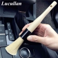 Lucullan Car Detailing Cleaning Brush Portable Handle Soft Bristle Brush Multi Cleaning Tools For Rims,doors,interior. - Sponges