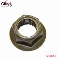 Glixal Gy6 49cc 50cc 125cc 150cc Flanged Rear Wheel Axle Nut For 139qmb 152qmi 157qmj Chinese Scooter Moped Atv Go-kart Engine -