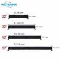 Mictuning 22" 32'' 42'' 52'' Auto Universal Fitment Nylon Cover Straight Curved Led Light Bar Premi