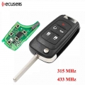 5 Buttons Remote Key For Chevrolet Malibu Cruze Aveo Spark Sail 315/433mhz Id46 Chip 4+1 Button Control Alarm Fob - Car Key - Of