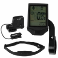 MTB Cycling Odometer Wireless Computer with Heart Rate Sensor Multifunctional Rainproof Cycling Computer with Backlight LCD|Bicy