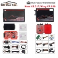 Unlocked 2.80 EU Red Kess V5.017 Ktag V7.020 4 LED BDM Adapters Master ECU Chip Tuning Tool Online K ess SW 2.80 2.25 No Token|C