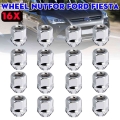 4/16PCS M12x1.5 19mm Nut Alloy Open Wheel For Ford FIESTA Cougar Focus KA 2003 2004 2005 Kuga Mondeo 1996 1997 1998 1999 2000|Nu