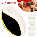 3/4/5/6/7 Inch Car Polish Pad Soft Imitated Wool Polishing Disc Car Body Waxing Polisher Auto Cleaning Care Beauty Waxing Tools|