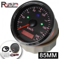 85mm GPS Speedometer + GPS Antenna Speed Gauge 125km/h 200km/h Speed Sensor Motorcycle Racing Car Waterproof Overspeed Warning|S