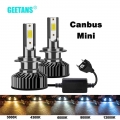 Geetans H7 H4 Led Car Headlight H1 H3 H8 H11 Led 9005 Hb4 9006 Hb5 Hb3 Hb2 9003 9004 9007 Car Lights Bulb 6500k Canbus - Car Hea