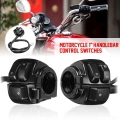 Motorcycle 1" 25mm Handlebar Control Switch Turn Signal Horn For Harley Dyna Softail Sportster 883 1200 1996 2012|Motorcycl