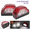 12V 24V LED Truck Fog Running Lights DRL Trailer Taillights Car Rear Side Marker Lamp Position Width Boat RV Caravan Accessories