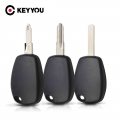 KEYYOU Replacement Car Remote Key Shell Case Fob Uncut Blank NE73/VA2/VAC102 Blade Without Button Key Shell For Renault Logan|Ca