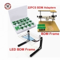 2021 Newest Led Bdm Frame With Adapters Set For Bdm100 Fgtech V54 Ecu Chip Tuning Frame 22 Adapters - Code Readers