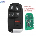 4+1 Button Smart Remote Key 433MHz ID46 Chip Fob for Dodge Challenger Journey 2014 2015 2016 2017 2018 FCC: M3N 40821302|Car Key