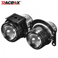 2 Pcs Metal 2.5 Inch Bi-xenon Hid Auto Car-styling Fog Light Projector Lens Hi/lo Universal Car Retrofit H8 H9 H11 Hid Led Bulbs