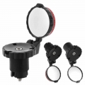 Bicycle Rear View Mirror Handlebar Rearview Mirror Adjustable Small Rotary Folding Handle Plug Reflector Special Road Bike Acces