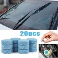 20Pcs Car Solid Cleaner Effervescent Tablets Spray Cleaner Car Window Windshield Glass Cleaning Auto Accessories|Windshield Clea