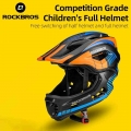 ROCKBROS 2 In 1 Full Covered Child Helmets Bike Bicycle Cycling Animals Children Helmets EPS Sport Safety Hats For Parallel Car|