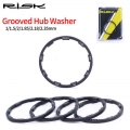 Risk 1/1.5/2/1.85/2.18/2.85mm Bicycle Hub Washer Mtb Bottom Bracket Spacers Flywheel Cassette Gasket Road Bike Freehub Washer -