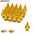 EPMAN 25pcs/lot Plastic Rim Lip Replacement Spike Wheel Rivets / Nuts For Wheel Cap Lip Screw Bolt Tires EPAS056|Nuts & Bol