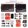 No Tokens Online 2.8 Eu Red Kess Ktag V5.017 Obd2 Manager Tuning K-t V7.020 4 Led Bdm Frame K-t Auto Ecu Programmer - Code Reade