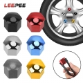 LEEPEE 20 PCS Dust Proof 21mm Bolt Rim Universal Auto Hub Screw Cover Car Wheel Nut Caps Protection Caps Car Styling|Nuts &