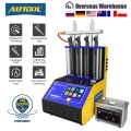 Autool Ct180 Intelligent Car Fuel Injector Tester Cleaning Machine Injector Ultrasonic Cleaner 4-cylinders 110v 220v For Gdi - I