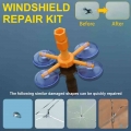 Car Windshield Repair Kit Quick Fix Car Window Glass Windscreen Repair Tool Kit Resin Sealer Diy Auto Window Screen Polishing -