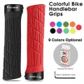 West Biking Bicycle Grips Anti-slip Shock Absorption Mtb Road Bike Handlebar Cover Soft Multiple Color Grips Bicycle Accessories