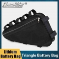 36V 48V 60V 72V E BIKE Electric Bicycle Triangle Battery Bag Black Bicycle Frame Triangle Bags load 126 cells|Electric Bicycle A