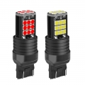 2PCS T20 7443 W21/5W 3030 LED Car Tail Brake Bulbs Turn Signals Auto Rear Parking Lamp Daytime Running Light Red White Yellow|Si