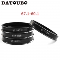 DATOUBO 4 pcs black plastic car wheel 67.1 mm 54.1mm; 67.1 60.1 mm; 67.1 59.1 mm; 67.1 56.1;67.1 63.1,67.1 to 57.1 centric rings