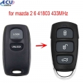 Keyless Entry Fob Remote For Mazda 2 6 2002 2003 2004 2005 41803 433mhz - Car Key - ebikpro.com