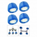 4PCS Boat Trailer Roller Inflatable Ribbed Wobble Roller Kit 110x75x19mm New|Marine Hardware| - Ebikpro.com