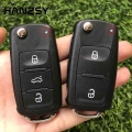 2/3 Buttons Remote Key Fob Shell For Skoda Octavia Vw Volkswagen Golf Mk6 Tiguan Polo Passat Cc Seat Replacement Car Key Case -