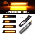 2pcs Led Turn Signal Repeater Sequential Light Flashing Side Marker Lamp Car Accessories For Bmw X5 E53 2000-2006 E36 1997-1999