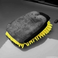 4 Color Waterproof Car Wash Microfiber Chenille Gloves Thick Car Cleaning Mitt Wax Detailing Brush Auto Care Double-faced Glove