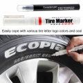 Multipurpose 1 Set Of White Permanent Tire Marking Marker Pen For Automobile Tire And Motorcycle Tire Wholesale - Tyre Gloss -