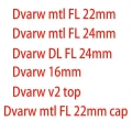 10pcs Cylinder Gasket Kit yftk Dvarw MTL FL dl single coil 22/24/16mm 316ss Bellcap Top vs zeus x siren v2 v4 tank Engine Parts