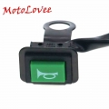 Electric Bicycle Universal Handlebar Refit Horn Switch ATV Scooter Dirt Bike Motorcycle Individual Horn Switch Plastic Button|Mo