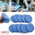 10pcs Car Waxing Polish Microfiber Foam Sponge Applicator Cleaning Pads 5-inch Dust Remove Auto Care Polishing Pad - Waxing Spon