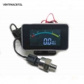 Vehtrkacntol 12v/24v Truck Car Oil Pressure Gauge Engine Oil Pressure Meter Monitor Displayer - Oil Pressure Gauges - Officemati