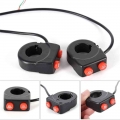 7/8'' Motorcycle Bike Handlebar On Off Button Head Spot Fog Light Switch Button Useful|Motorcycle Switches| - Officema