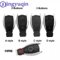 jingyuqin 2/3/4 Buttons Smart Remote Car Key Shell For Mercedes Benz BGA NEC C E R S CL GL SL CLK SLK Remote Key Fob|Car Key|