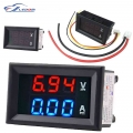 Dc 100v 10a Voltmeter Digital Voltmeter Ammeter Blue + Red Led Amp Dual Digital Volt Meter Gauge Electromobile Motorcycle Car -