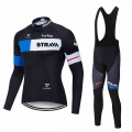 2021 Autumn Quick Dry MTB STRAVA Long Sleeve Cycling Jersey Set Bike Cycling Pants Spring Racing Road Bicycle Cycling Clothing|C