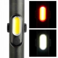 Bicycle Light USB Rechargeable Warning Light Bicycle Tail Light COB Highlight Riding Warning Light Helmet Backpack Signal Lights