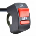 Universal Motorcycle Handlebar Flameout Switch ON OFF Button for Moto Motor ATV Bike DC12V/10A Black|Motorcycle Switches| - Of