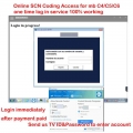 One Time Log In Online Scn Coding For Mb Star C4 Diagnostic Tool Sd C5 Sd Connect Compact C6 For Mb Cars Programming - Diagnosti