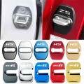 4pcs/set Car Styling Door Lock Cover Protection Stickers Badge Buckle Replacement for MG HS ZS MG6 GT Auto Interior Accessories